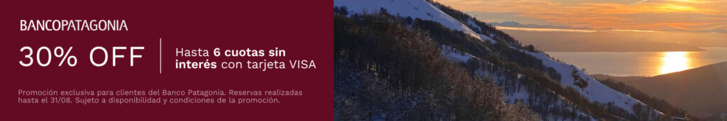 30%OFF Banco Patagonia Hotel Nevada Bariloche